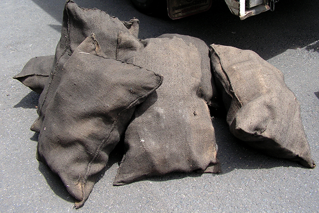 hessian coal sacks